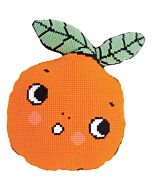 Vervaco kruissteekkussen Sinaasappel met kussenrug pn-0202664 van Eva Mouton