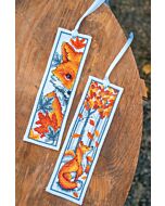 Vervaco borduurpakket 2st. boekenleggers vossen PN-0203222 telpatroon