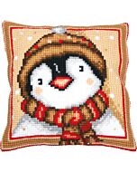 Vervaco borduurkussenpakket pinguïn PN-0203343 voorbedrukt 