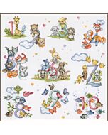 Vervaco borduurpakket tellen van 1 tot 10 PN-0205179 telpatroon