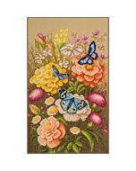 Lanarte borduurpakket 'Mystieke vlindertuin' PN-0206089 evenweave telpatroon