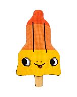 Vervaco kruissteekvormkussen Raketijsje met kussenrug PN-0206613 van Eva Mouton