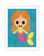 Vervaco kinder borduurpakket zeemeermin PN-0207537 voorbedrukt