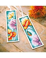 Vervaco borduurpakket boekenleggers klaprozen 2st. PN-0211783 telpatroon