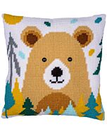 Vervaco borduurkussenpakket beer PN-0212852 voorbedrukt