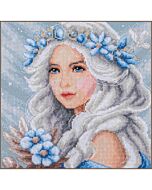 Lanarte borduurpakket ijs koningin PN-0213477 evenweave telpatroon