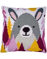 Vervaco borduurkussenpakket konijn PN-0214132 voorbedrukt
