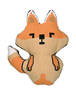 Vervaco borduurkussenpakket Akita de vos PN-0214140 voorbedrukt incl. kussenrug (excl. vulling)