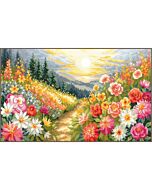 Lanarte borduurpakket wandeling door kleur PN-0214324 evenweave telpatroon