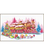 Vervaco borduurpakket Gingerbread locomotief PN-0215313 telpatroon