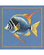 Lanarte borduurpakket vuur zebravis PN-0215375 evenweave telpatroon