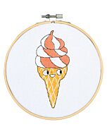 Vervaco borduurpakket Softijsje PN-0215399 incl. borduurring van Eva Mouton (telpatroon)