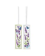 Vervaco borduurpakket boekenleggers klaprozen en wilde bloemen 2st. PN-0230484 telpatroon