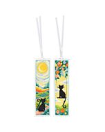 Vervaco borduurpakket 2st. boekenleggers katten in de tuin PN-0217771 telpatroon