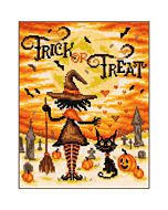 Vervaco borduurpakket trick or threat PN-0222025 telpatroon