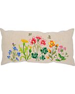 Vervaco borduurkussenpakket weidebloemen PN-0222524 voorbedrukt (vulling apart verkrijgbaar) (ook verkrijgbaar in een tafelkleed & tafelloper variant)