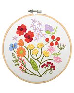 Vervaco borduurpakket bloemen symfonie PN-0223400 voorbedrukt incl. borduurring