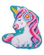 Vervaco borduurkussenpakket eenhoorn PN-0231400 voorbedrukt incl. kussenrug