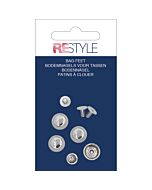 Restyle bodemnagels zilver kleurig