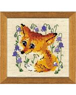 Borduurpakket vosje met telpatroon Riolis 1776