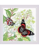 Riolis borduurpakket  The Joy of Summer  vlinders om te borduren 1945