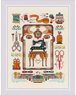 Riolis borduurpakket favoriete hobby 1951 telpatroon