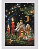 Riolis borduurpakket peperkoek huisje 2165 telpatroon