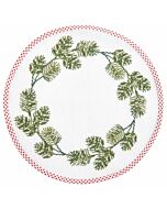 Rico Design borduurpakket 2st. placemat dennentakken 100490 telpatroon