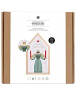 Rico Design borduurpakket engel 100483 telpatroon incl. frame