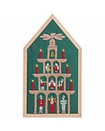 Rico Design borduurpakket kerst piramide 100469 voorbedrukt incl. frame