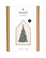 Rico Design borduurpakket kerstboom 100484 telpatroon incl. frame