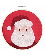 Rico Design borduurpakket kerstman 100481 telpatroon incl. borduurring