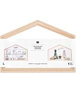 Rico Design decoratief frame in de vorm van een huis 27,5x19cm groot