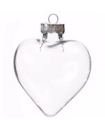 Rico Design kerstbal hart  transparant 