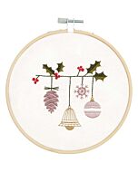 Rico Design kerstballen in spansteek borduren 100069 voorbedrukt