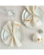 Rico Design servetten borduren 30x30cm in naturel kleur