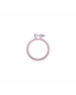 Rico kunststof borduurring lavendel kleur en 7,6cm doorsnede