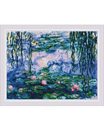 Riolis borduurpakket  Water Lilies after Cm. Monet's painting borduren 2034