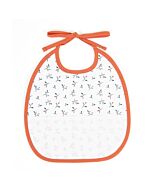 DMC slabbetje oranje voor 6 maanden RS2692 om te borduren (25x30cm)