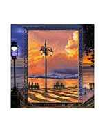 RTO borduurpakket romantische zonsondergang M1025 telpatroon