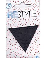 Driehoekig, zwart met de tekst sport applicatie.