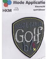 Groene applicatie met de tekst Monte Carlo Golf 64.