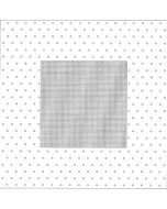 Rico Design tafelkleed zonder patroon 90x90cm met stippen