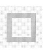 Rico Design tafelkleed zonder patroon 90x90cm wit aida rand  -NR 16242.70.21
