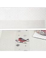 Rico Design tafelkleed zonder patroon 29x155cm beige met puntjes aida middenstuk NR 16243.70.18