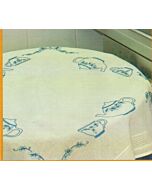 Voorbedrukt tafelkleed theepot  om te borduren 