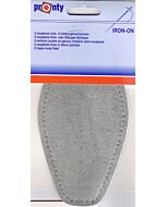 Licht grijs elleboogstukken, 2 stuks