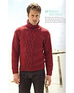 Lana Grossa heren coltrui breien van de Bingo