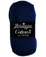 Scheepjes cotton 8, kl.527 blauw