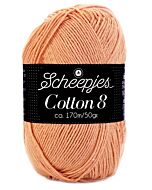 Scheepjes cotton 8, kl. 649 zalm